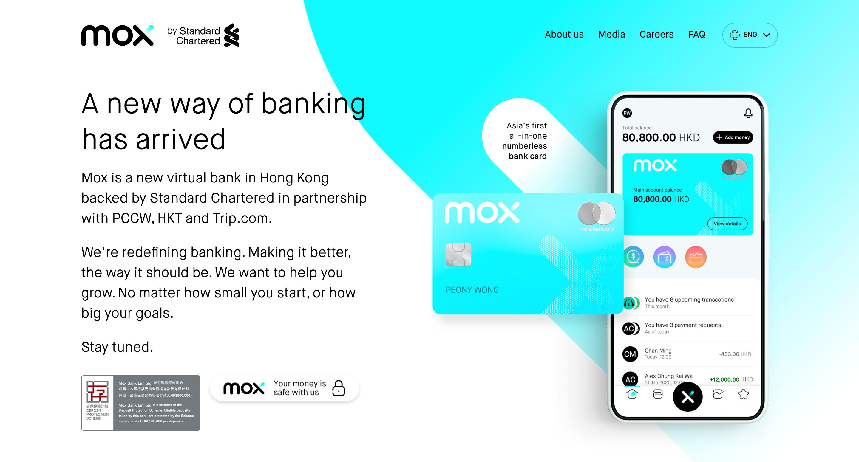 Mox website image